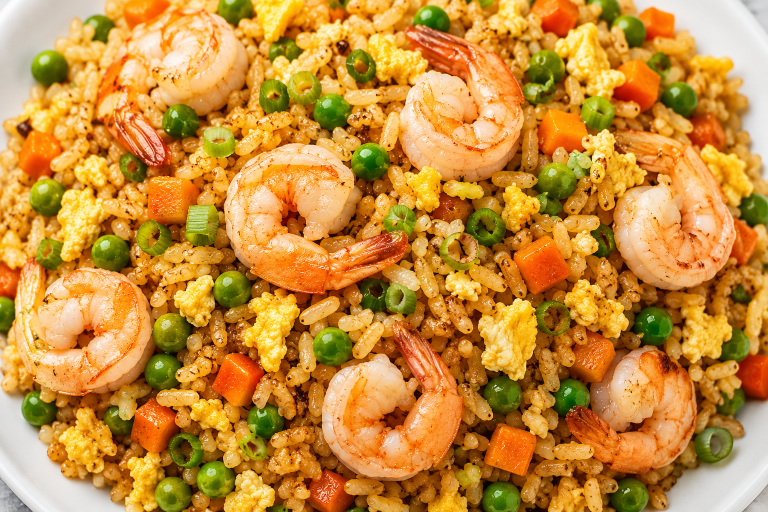 Sheet Pan Shrimp Fried Rice