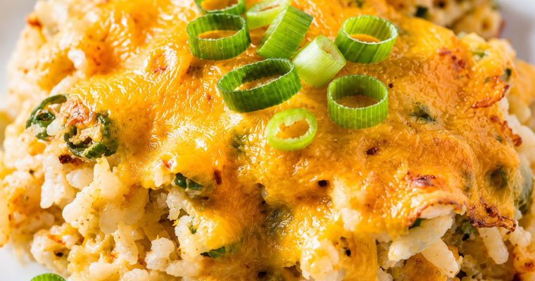 Cheesy Texas Rice Casserole